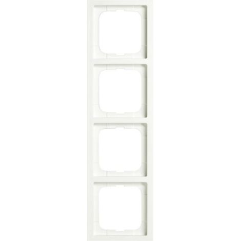 Cadre de finition quadruple Future® linéaire blanc studio mat