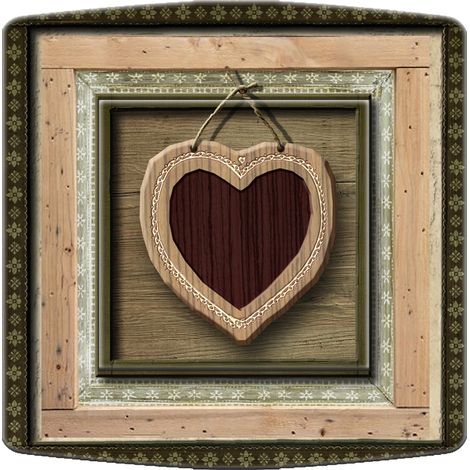 Interrupteur décoré coeur rouge