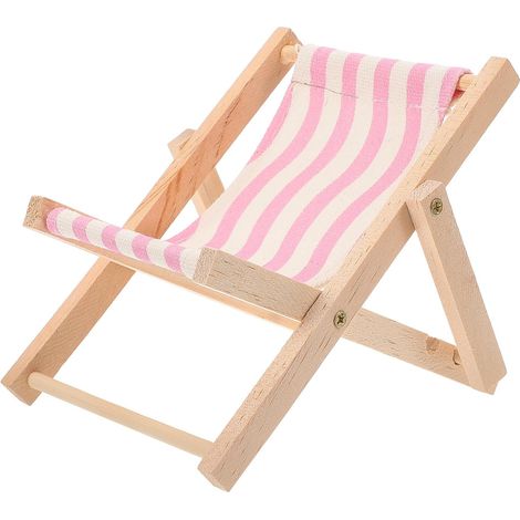 Support de Téléphone Portable Plusieurs Styles de Chaise de Plage Noir, Base Solide et Léger, pour Bureau ou Décoration de Bureau Plusieurs Styles (1/5)