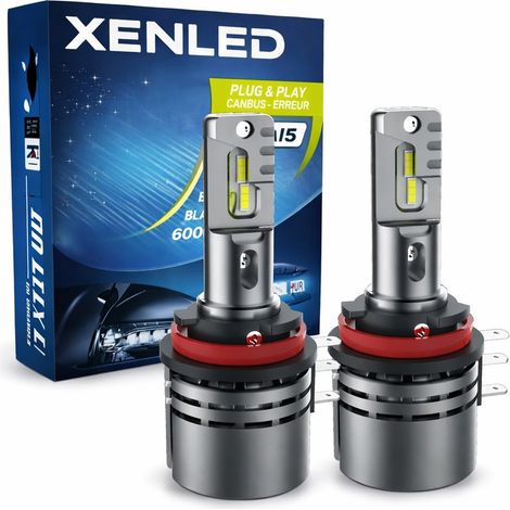 2 x Ampoules H15 LED Terminator3 - 2500Lm - 50W PGJ23t-1 - Plug&play - Easy install (1/5)