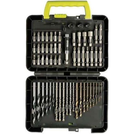 RYOBI Coffret 60 accessoires - perçage et vissage RAK60DDF