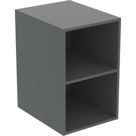 Ideal Standard Seitenelement Möbel-Waschtischunterschra i.life B 2 Fächer, 400x505x630mm Quarzgrau matt Quarzgrau matt (1/3)
