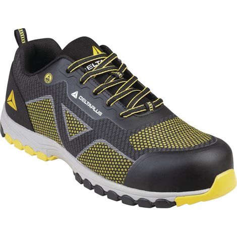Chaussures de sécurité MEMPHIS S1P ESD SRC, S1P A SRC, T46 Homme, Noir/Jaune, antistatiques ( Prix pour 1 paire ) (1/5)