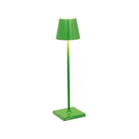 Lampe De Table Led Poldina Pro Micro Apple Green, Rechargeable Et Dimmable Avec Une Autonomie Allant Jusqu'À 12 Heures