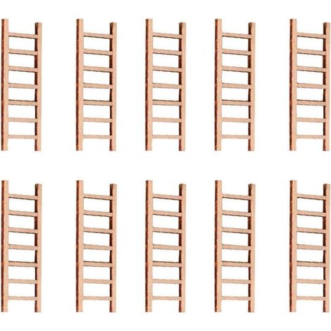 Mini Escaliers en Bois pour Décor, 15 Pièces, pour Usage Quotidien Créent des niveaux et des passages dans un jardin miniature ou une scène de plantes grasses pour jardin féerique (1/5)