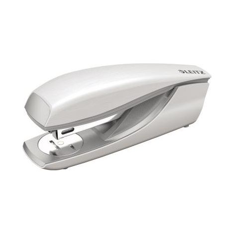 LEITZ Heftgerät Leitz NeXXt Style 5562 24/6 26/6 fest/lösbar/nageln 30 Bl. (80 g/m²)inkl. 200 Heftklammern 24/6 Metall arktik weiß (1/4)