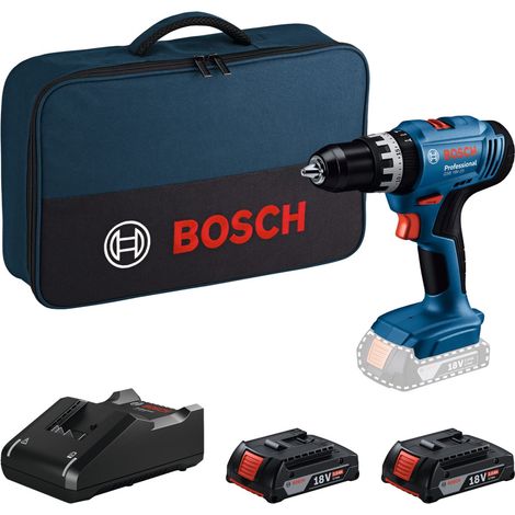 Bosch Professional Akku-Bohrschrauber GSB 18V-25 inkl. 2 x 2 Ah Akku