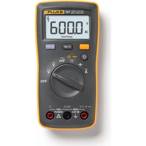 Herramienta de medición electrónica Fluke 107 CAT III 600 V 6000 counts