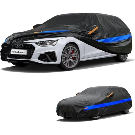 Bache Voiture Exterieur Break,Housse Protection Voiture 100% Etanche Anti UV Soleil Anti Rayure,Bâche pour A4 Avant,Passat,Octavia,Série 3 Touring,etc. (1/5)