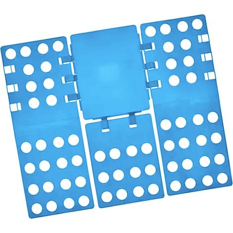 Planche à plier pour t-shirts, facile à utiliser, stable et pratique pour plier les t-shirts, bleu clair (1/5)