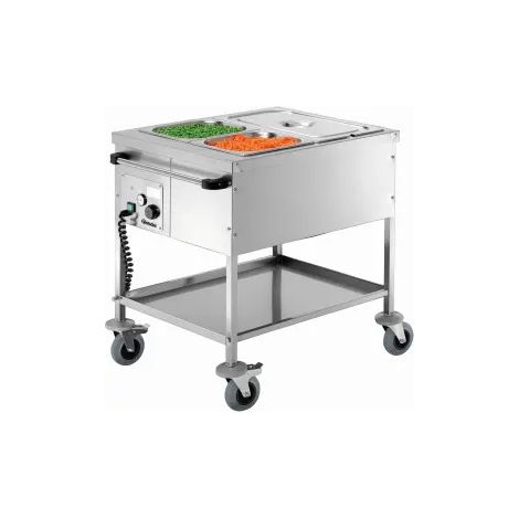 Chariot bain-marie 2 x 1/1 GN - Bartscher