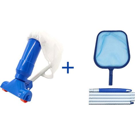 Aspirateur piscine à jet avec brosse, pour piscine gonflable, spa et jacuzzi (1/5)