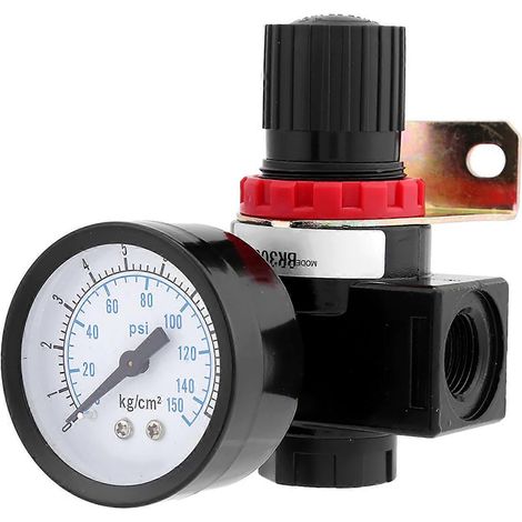 BR3000 G3/8' Luftkompressor-Druckregelventil mit Manometer