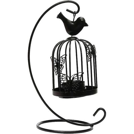 Nouveau porte-bougie cage à oiseaux (1 pièce) (1/3)
