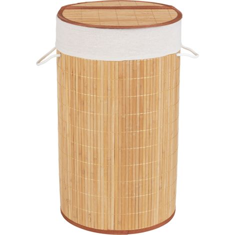 WENKO 17753 - Bamboo pongotodo panier naturel (1/5)