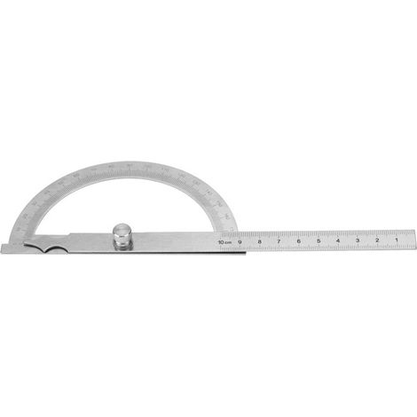 Winkelmesser aus Edelstahl, 0-180°, 15 cm Lineal, 120 x 150 mm