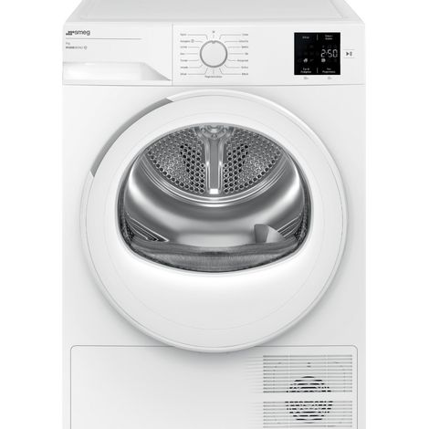 Smeg DR09EE asciugatrice Libera installazione Caricamento frontale 9 kg Bianco