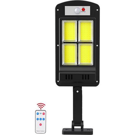 LED-Solarlicht mit Bewegungsmelder und Fernbedienung, 3 Modi, wasserdicht, für Straßengarten, Zaun, Terrasse