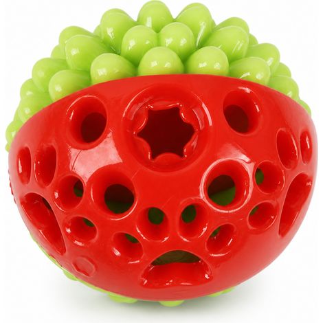 jouet distributeur de friandises pour chien 6 x 6 cm vert (1/5)