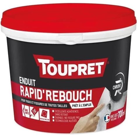 Toupret Füllspachtel Grau 700 ml
