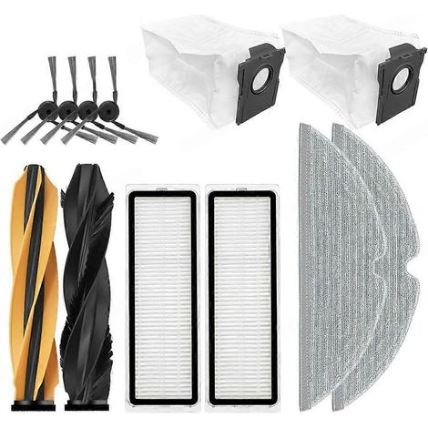 Zubehör für Dreame D20 Pro Plus / D20 Pro: Hauptbürste, HEPA-Filter, Staubbeutel, Ersatztuch