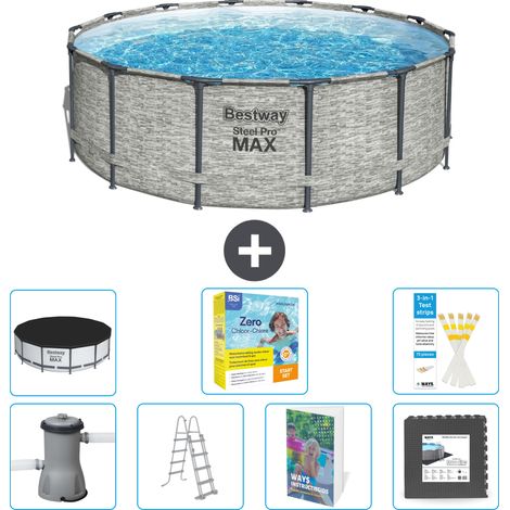 Bestway Steel Pro MAX Rund - 427x122 cm - 8-teilig S607