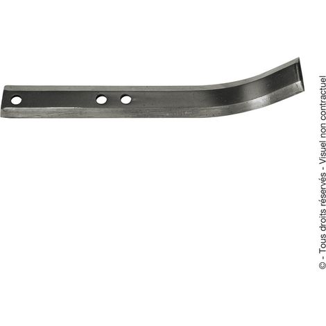 Couteau de fraise bineur réversible universel 235 mm alésage 10,5 mm