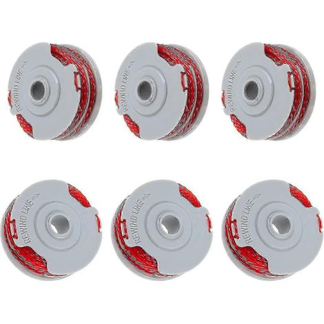 2025 Flymo Fly021 6 bobines 0,08" 15 pi Bobine à double ligne F016800385 Compatible avec Contour 500 Xt, Power Trim Mini Auto St/xt/plus (6 bobines) (1/5)