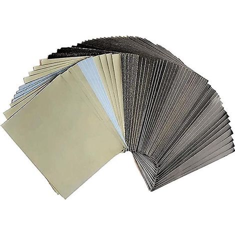 polissage Polissage Grossier Ensemble De Polissage 60 - 1000 (10 Feuilles), 230 280mm, Mtal Et Papier Abrasif De Polissage Automobile (1/5)