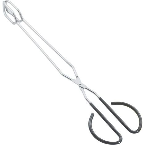 Pinces à ciseaux pour barbecue Pinces de cuisine en acier inoxydable de 16 pouces Pinces de cuisine pour pique-nique pour barbecue, longues pinces à ciseaux 1 pièce (1/5)