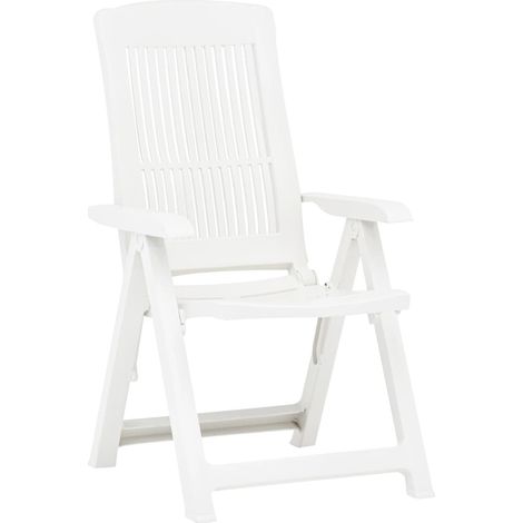 Maison Exclusive - Verstellbare Gartenstühle 2 Stk. Kunststoff We