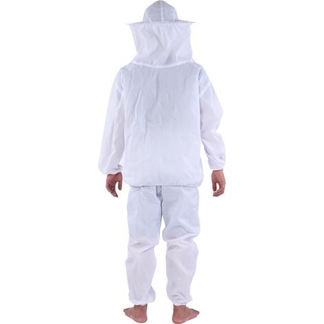 Professioneller Imker-Schutzanzug, Imkereiausrüstung, Kapuzenjacke und Hose (1/5)