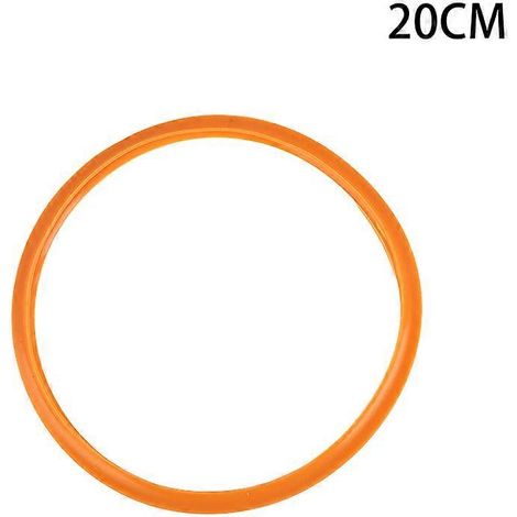 Joint d'étanchéité en caoutchouc silicone haute température, compatible avec les autocuiseurs en aluminium de 18/20/22/24/26/28/30/32/34/36 cm (1/5)