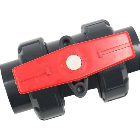 Vanne Double Union À Coller PVC Diamètre 20 Mm Pour Piscine Robinet À Bille Sphérique DN15 (1/3)