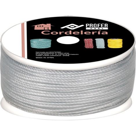 CORDA INTRECCIATA PE PLASTIFICATA 4C 5MM BIANCO