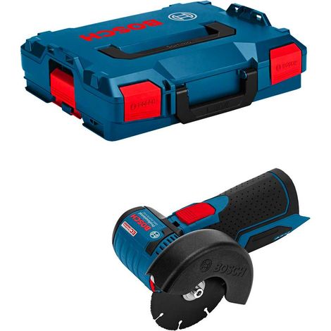 BOSCH GWS 10,8-76V-EC Schleifmaschine Ø76 mm - Ohne Akku, kein Ladegerät + 3 Scheiben - 06019F2003
