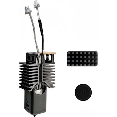 Kit Hotend d'imprimante 3D adapté aux accessoires Snapmaker U1, bloc céramique 48W, revêtement Nano à haut débit, buse améliorée de 0.2mm (1/5)