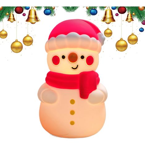 Lampe LED de Bonhommes de Neige,Lampe De Noël Bonhomme De (1/5)