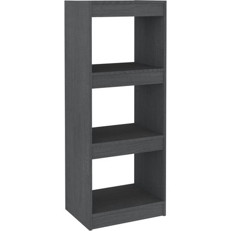 Maison Exclusive - Libreria/Divisorio Grigio 40x30x103,5 cm Legno Massello di Pino