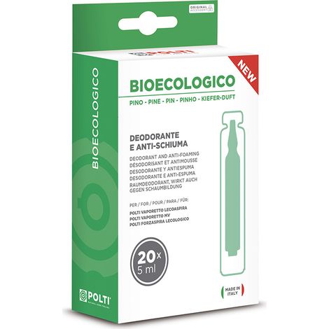 Produit anti-mousse et désodorisant Bioecologico Pin pour Polti Lecoaspira PAEU0086 (1/10)