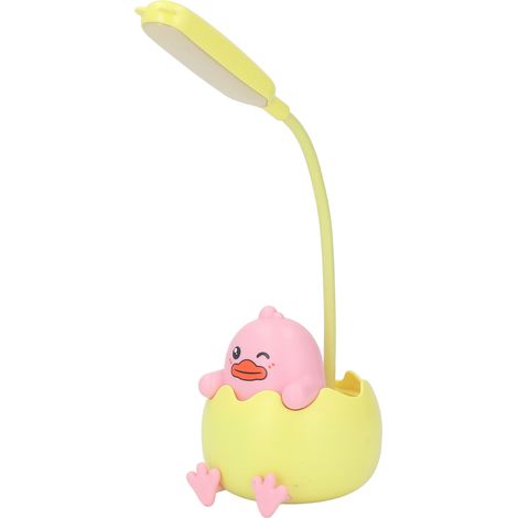Niedliche Kinderlampe mit Stifthalter, USB-Ladefunktion, Augenschutz, LED-Schreibtischlampe mit biegsamem, verstellbarem Hals (1/5)