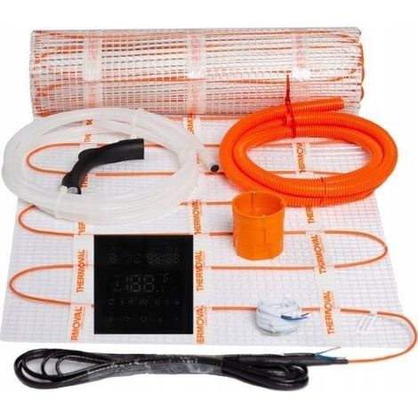 Thermoval TV TO 50 sistema de calefacción por suelo radiante negro 170 W