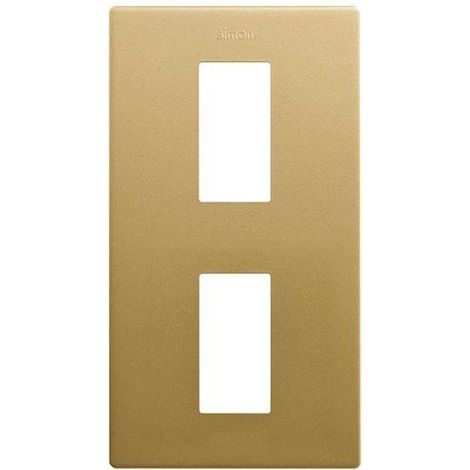 SIMON 270 Vertikaler minimaler ästhetischer Rahmen mit 2 goldenen Elementen 27111620-095