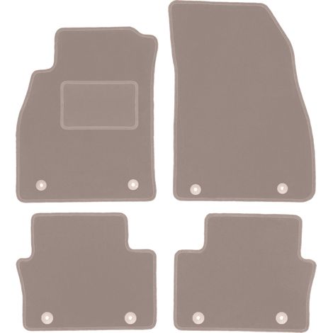 Alfombrillas de terciopelo para Opel Insignia A FL berlina, liftback, familiar (2013-2017) beige (1/5)