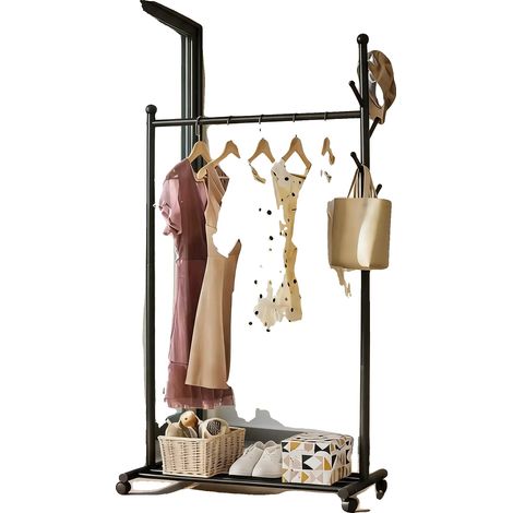 Porte-manteau, Métal, Dimensions 105x43x170 cm, Capacité de Charge 55 kg, Assemblage Requis, Design Moderne (1/5)