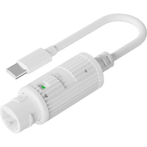 Adaptateur PoE vers USB-C haut de gamme - Alimentation 48 V vers 5 V 2,4 A Boîtier ABS haute efficacité, blanc Idéal pour les caméras de sécurité et les tablettes (1/5)