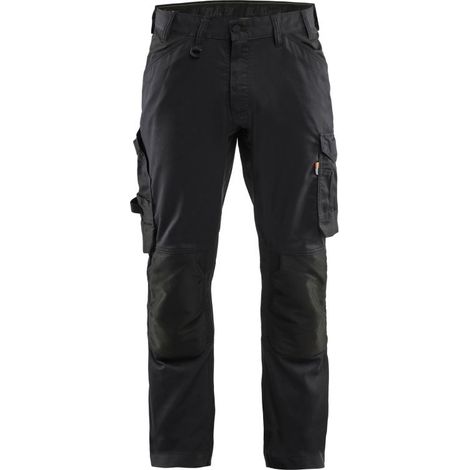 Pantalon de travail stretch 2D 1751 - Noir M - FR(44) - SE(C50) - Longues (1/4)