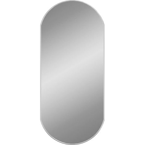 Maison Exclusive - Specchio da Parete Argento 90x40 cm Ovale (1/5)