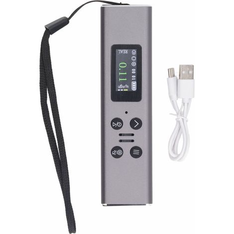 Détecteur de rayonnement nucléaire β γ X, compteur Geiger GM portable avec alarme de sécurité TFT, dosimètre manuel alimenté en 5V DC (1/5)