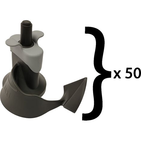 Ersatzteil - SOS Accessoire Lot de 50 Pales et joints ACTIFRY pour Friteuse, Airfryer SEB XA900302, SS-990596 - - SEB, TEFAL